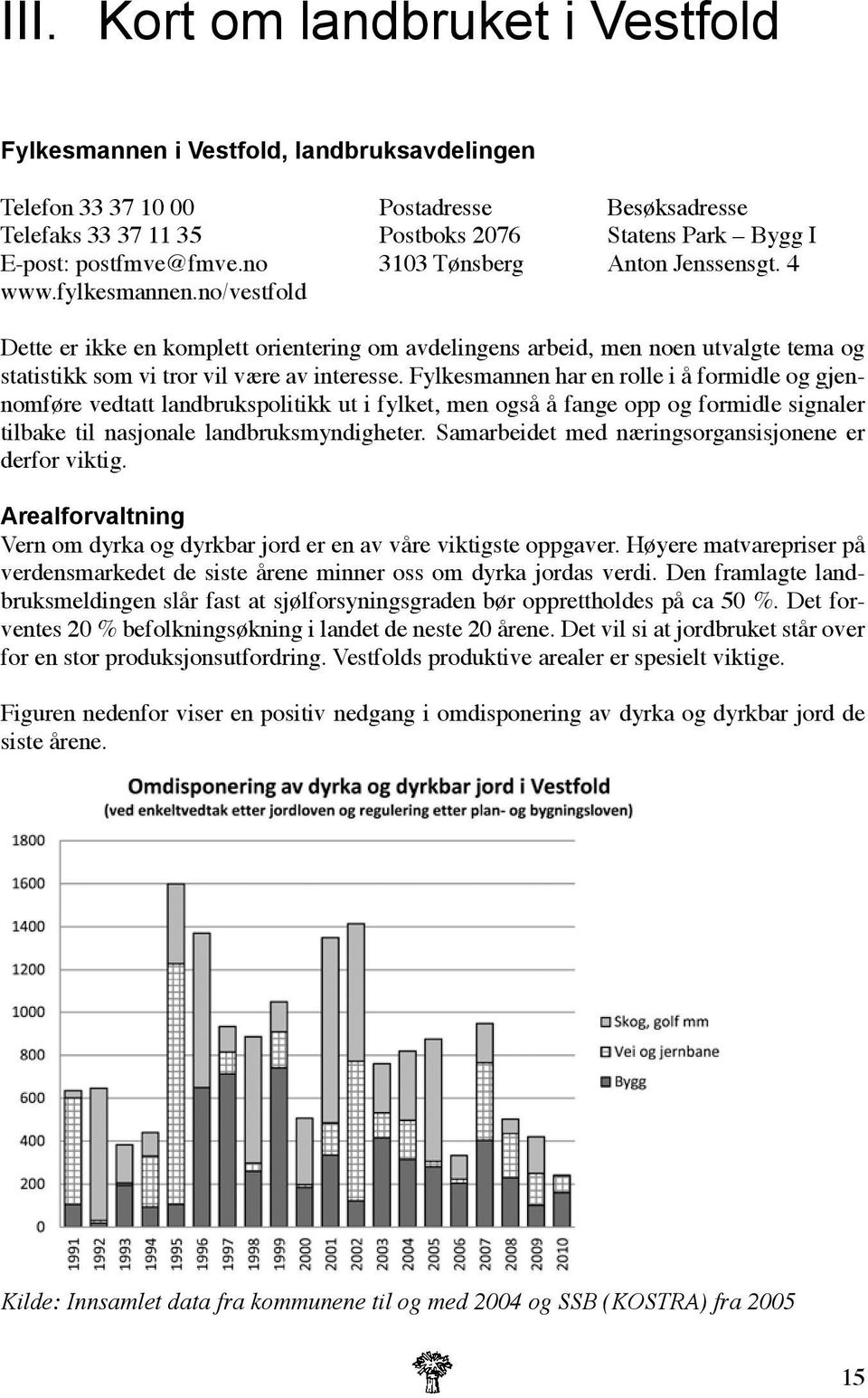 no/vestfold Dette er ikke en komplett orientering om avdelingens arbeid, men noen utvalgte tema og statistikk som vi tror vil være av interesse.