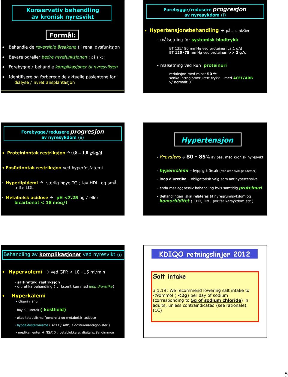 systemisk blodtrykk BT 135/ 80 mmhg ved proteinuri ca.