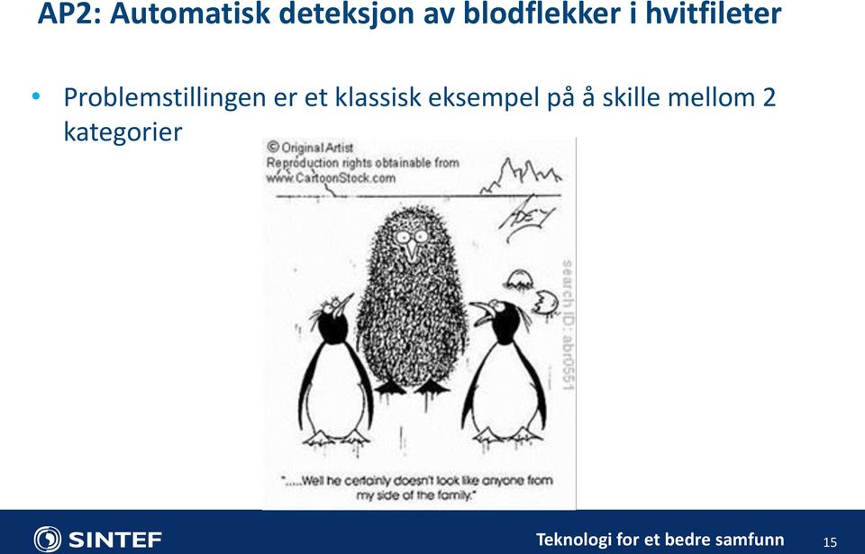 Problemstillingen er et klassisk