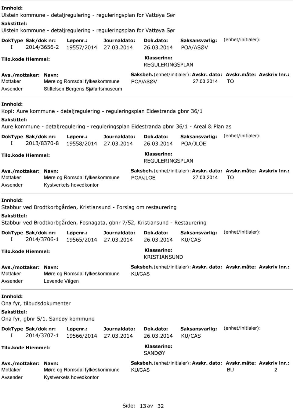 detaljregulering - reguleringsplan Eidestranda gbnr 36/1 - Areal & Plan as 2013/8370-8 19558/2014 26.03.