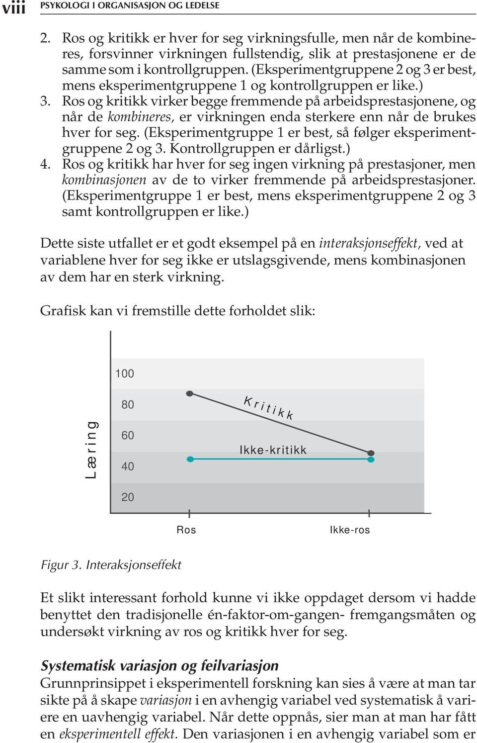 (Eksperimentgruppene 2 og 3 er best, mens eksperimentgruppene 1 og kontrollgruppen er like.) 3.