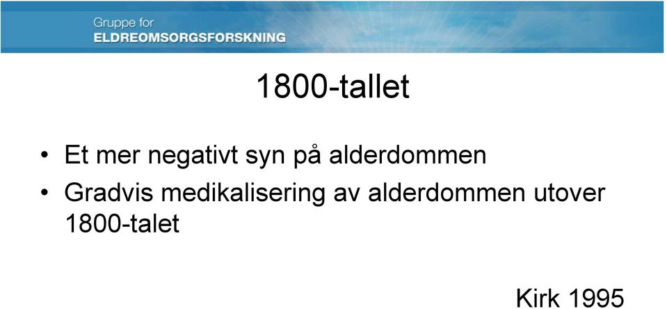 medikalisering av