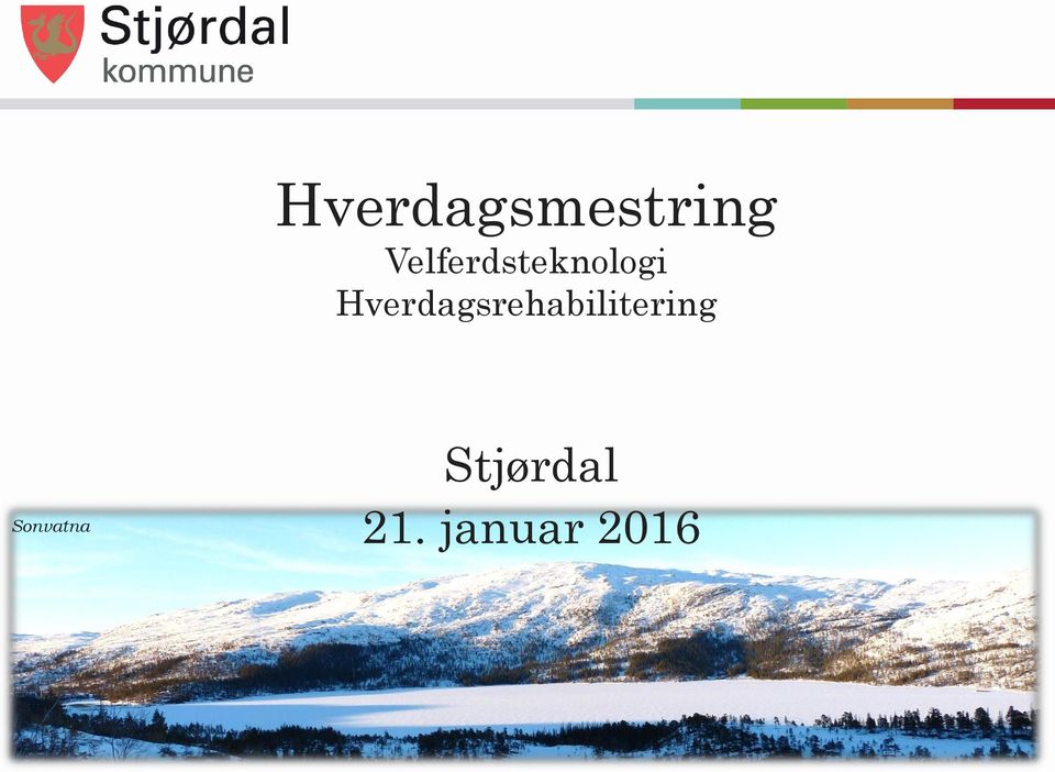 Hverdagsrehabilitering