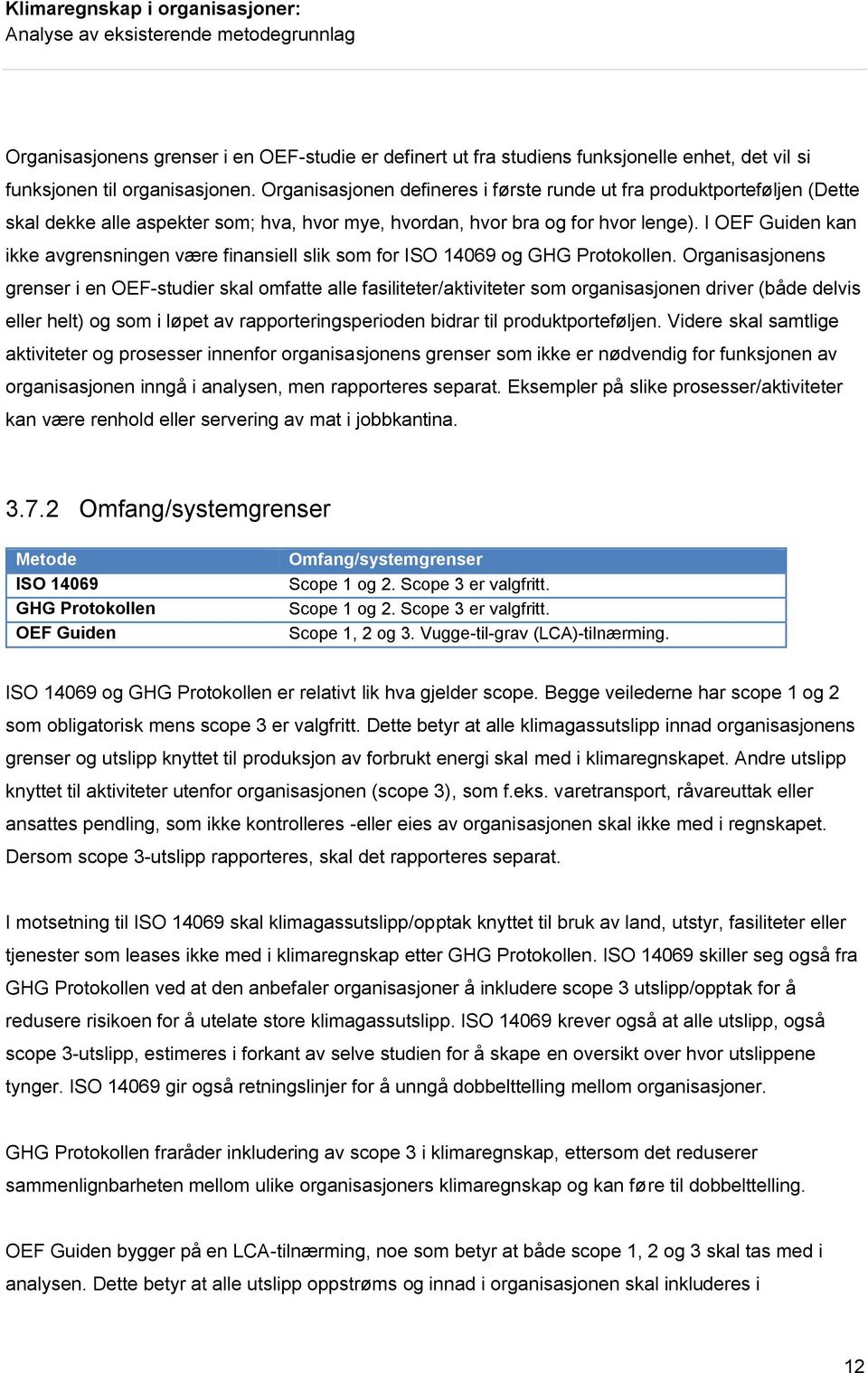 I kan ikke avgrensningen være finansiell slik som for og.