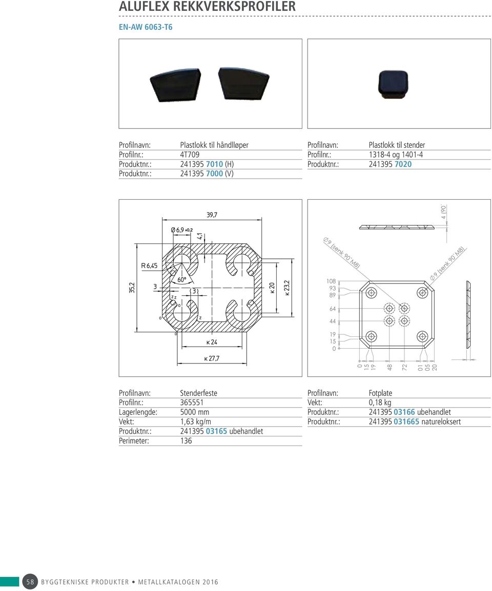 : 365551 Lagerlengde: 5000 mm 1,63 kg/m Produktnr.: 241395 03165 ubehandlet Perimeter: 136 E Produktnr.: SURFACE FINISH: Produktnr.