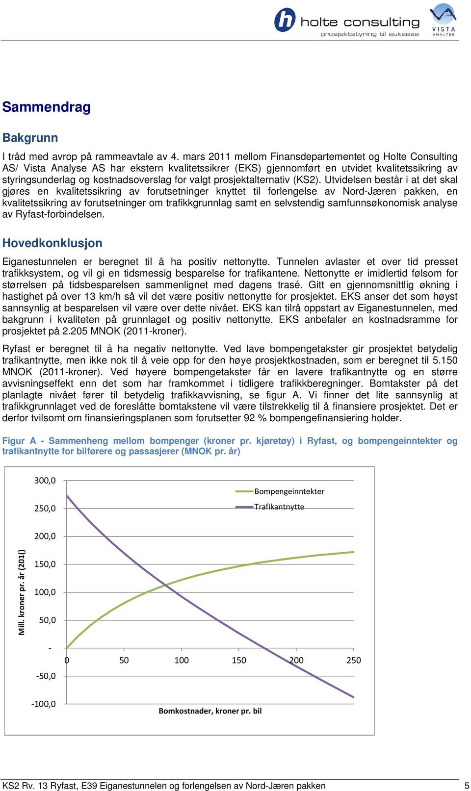 valgt prosjektalternativ (KS2).