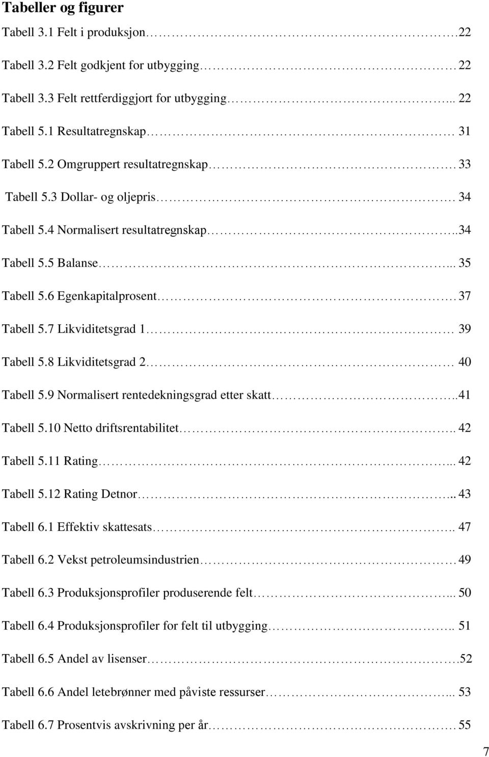 7 Likviditetsgrad 1 39 Tabell 5.8 Likviditetsgrad 2 40 Tabell 5.9 Normalisert rentedekningsgrad etter skatt.. 41 Tabell 5.10 Netto driftsrentabilitet.. 42 Tabell 5.11 Rating... 42 Tabell 5.12 Rating Detnor.