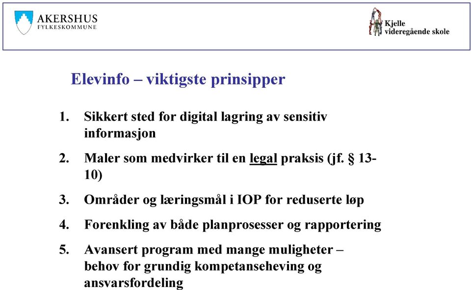 Maler som medvirker til en legal praksis (jf. 13-10) 3.