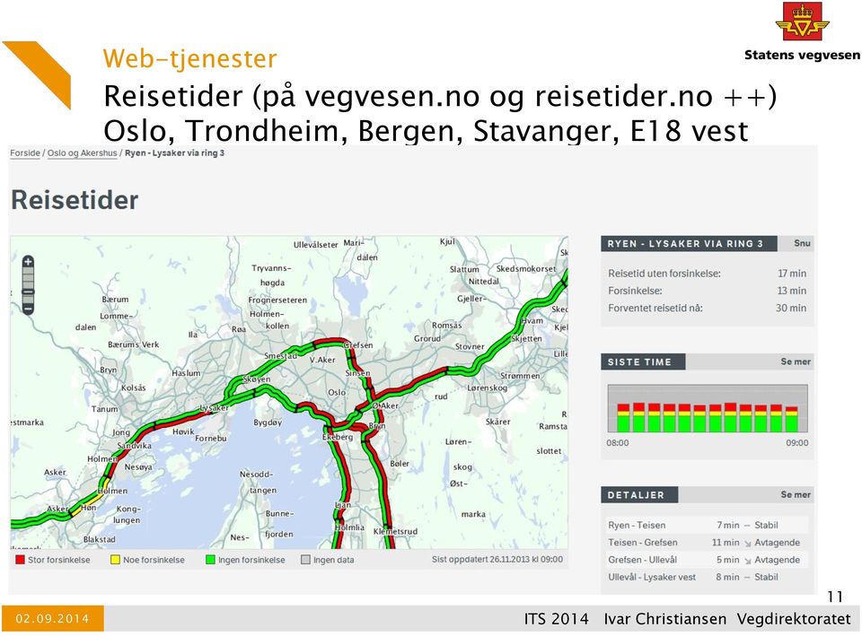 no og reisetider.