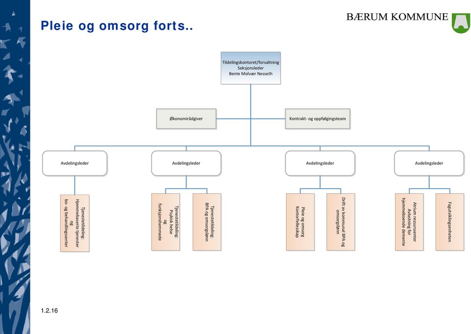 Fagutviklingsenheten Atrium ressurssenter Avlastning for hjemmeboende demente Drift av kommunal BPA og