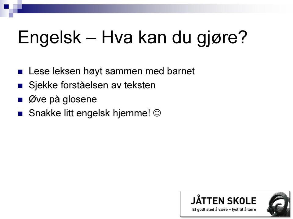 barnet Sjekke forståelsen av