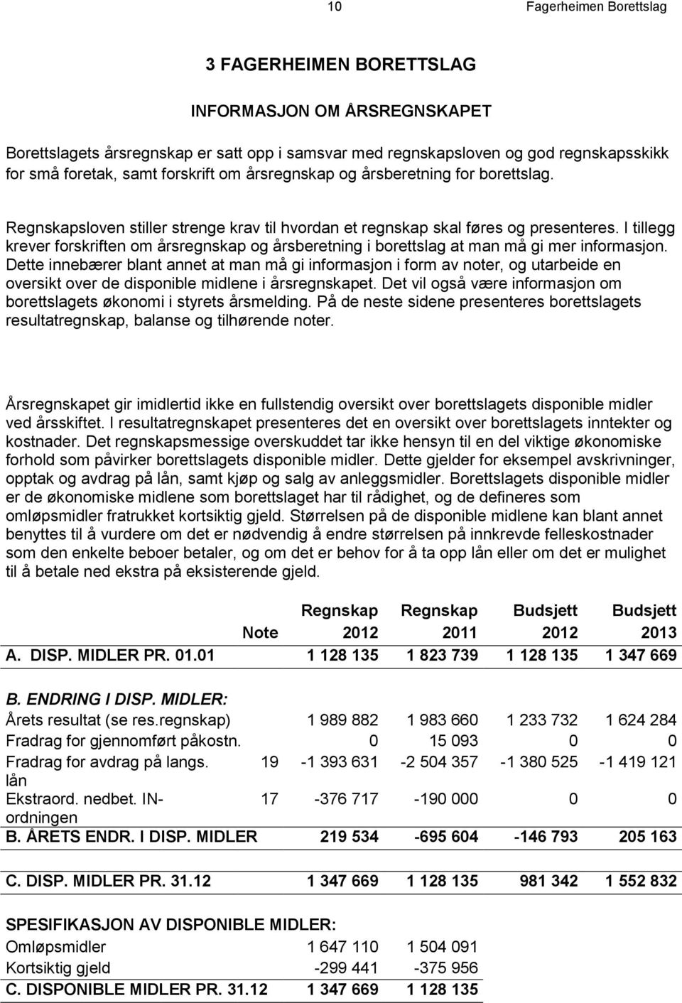 I tillegg krever forskriften om årsregnskap og årsberetning i borettslag at man må gi mer informasjon.