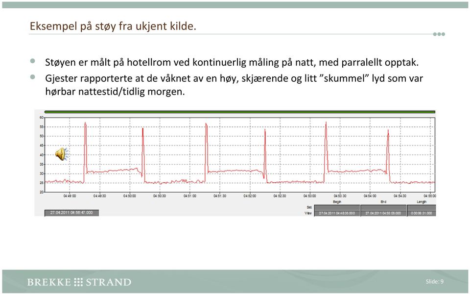 med parralellt opptak.