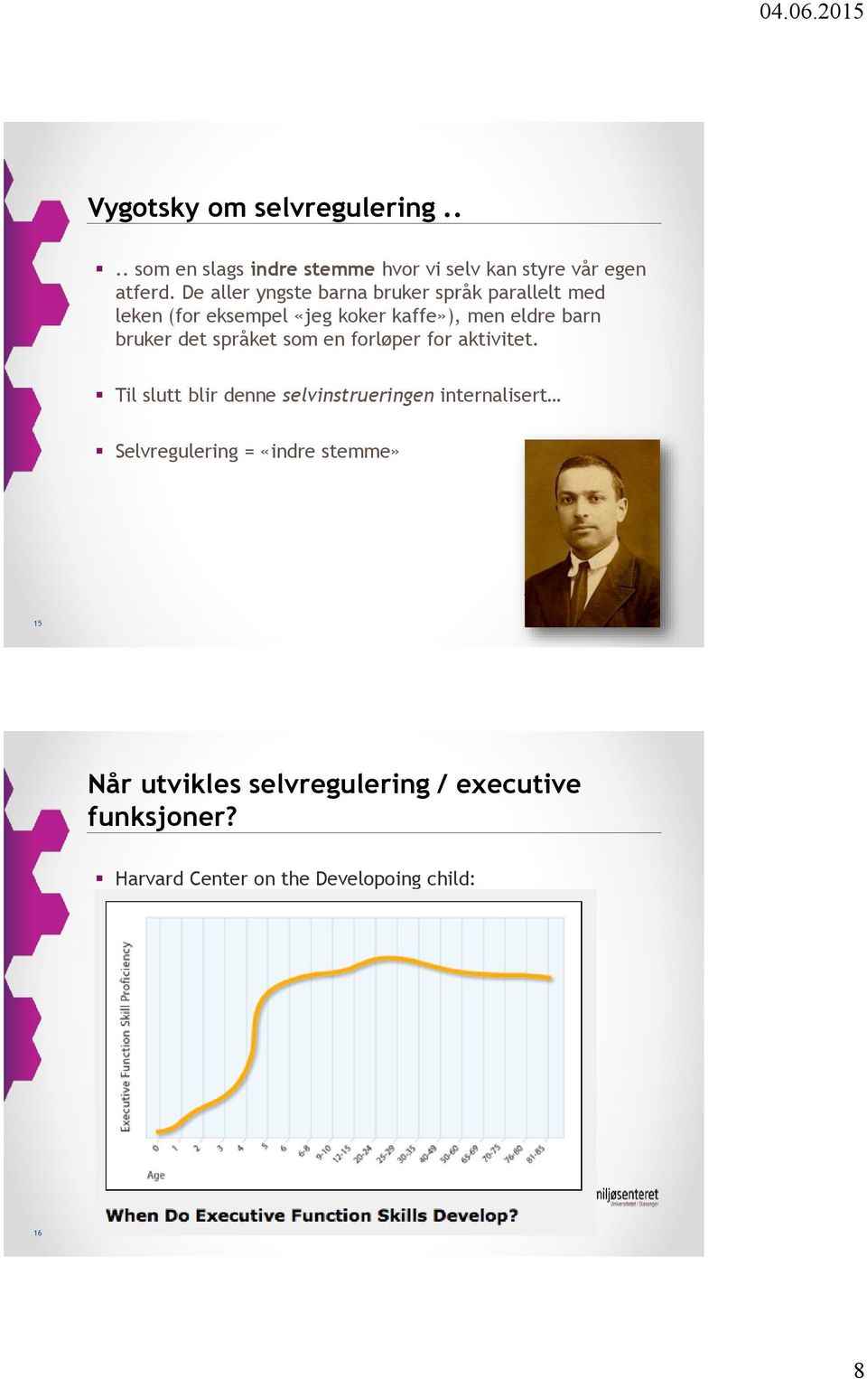 bruker det språket som en forløper for aktivitet.