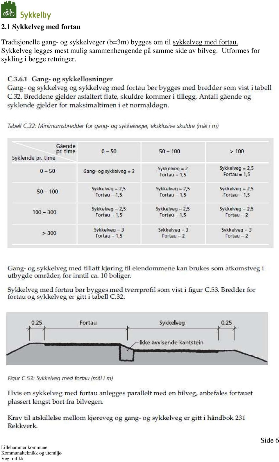 Sykkelveg legges mest mulig sammenhengende på samme