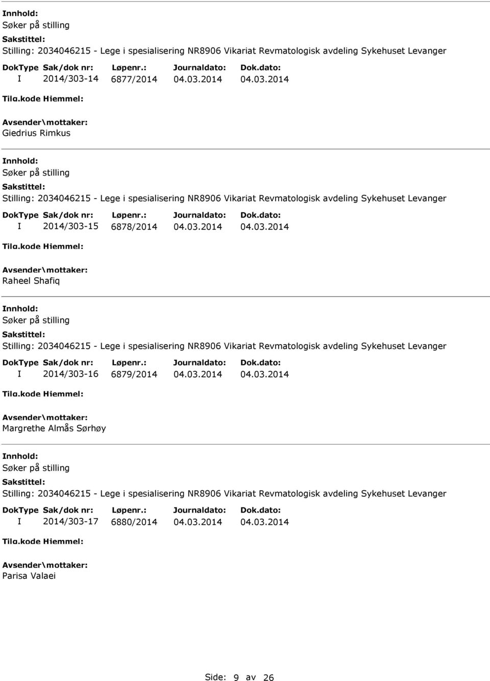 2014/303-16 6879/2014 Margrethe Almås