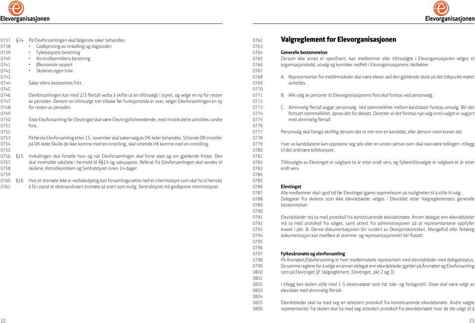 Elevforsamlingen kan med 2/3 flertall vedta å skifte ut en tillitsvalgt i styret, og velge en ny for resten av perioden.