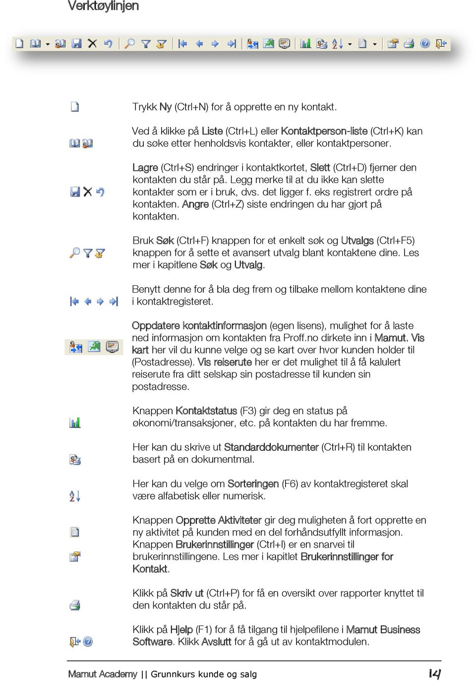 eks registrert ordre på kontakten. Angre (Ctrl+Z) siste endringen du har gjort på kontakten.