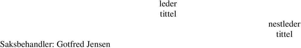 leder tittel