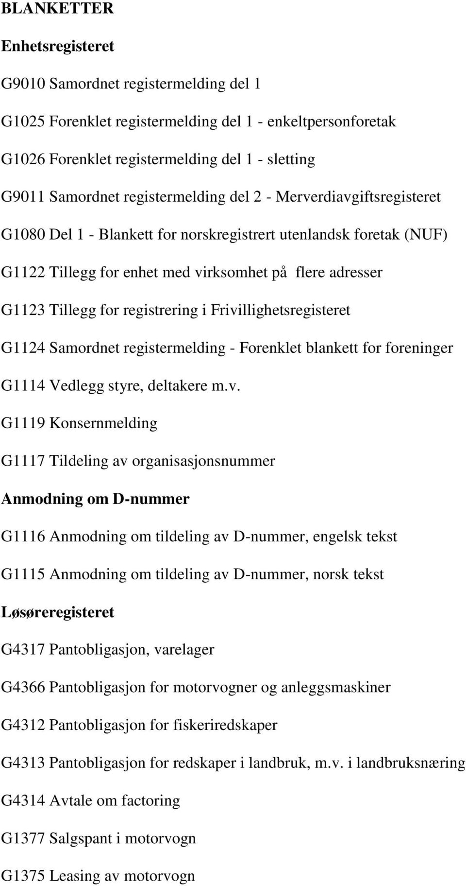 registrering i Frivi