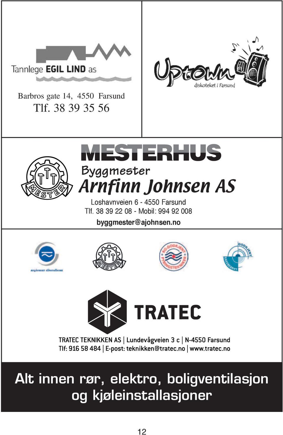 elektro, 6-4550 boligventilasjon Tlf.