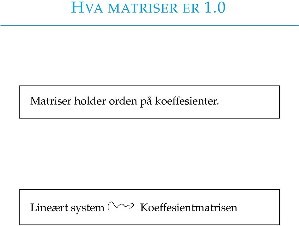 på koeffesienter.