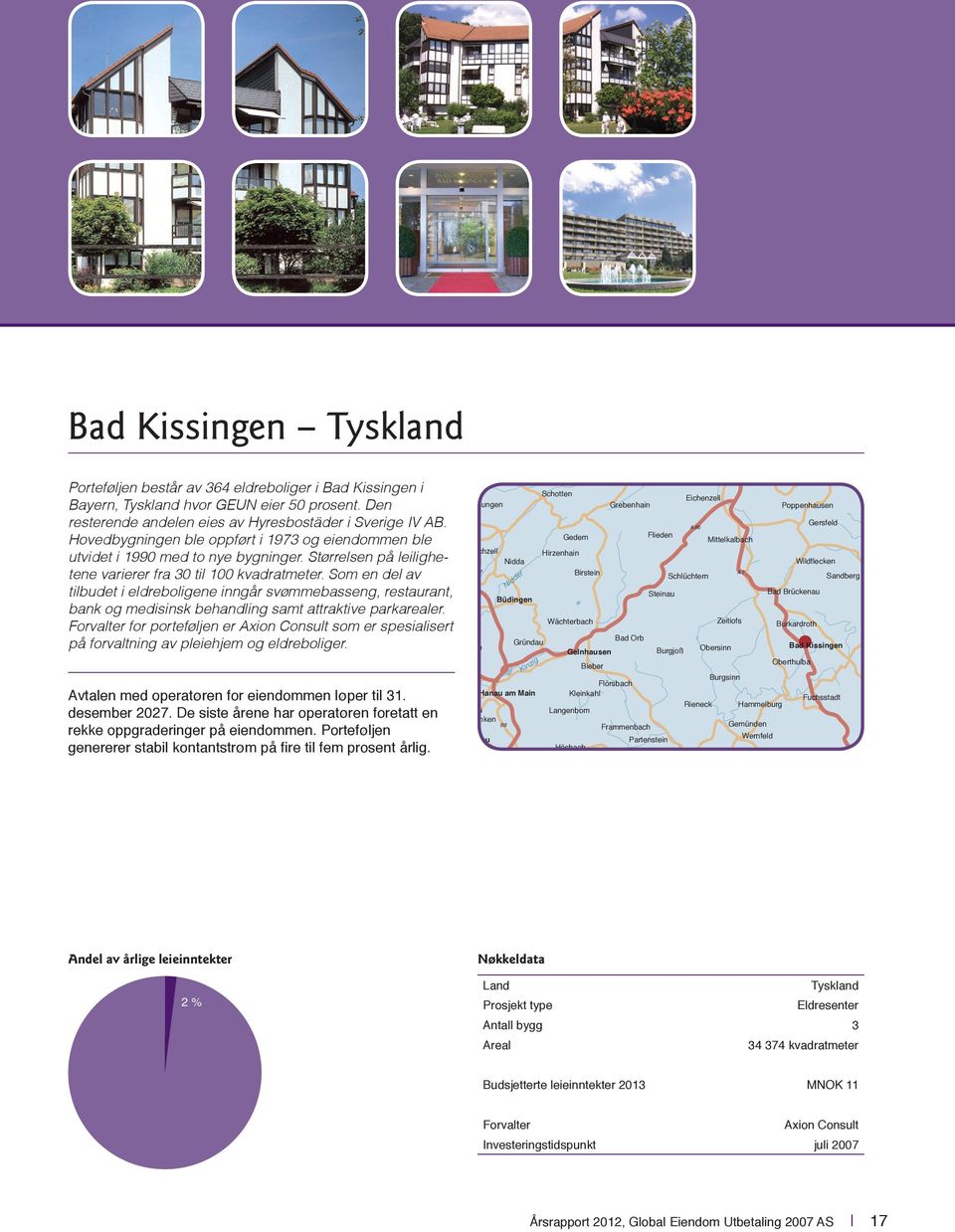 Størrelsen på leilighetene varierer fra 30 til 100 kvadratmeter.