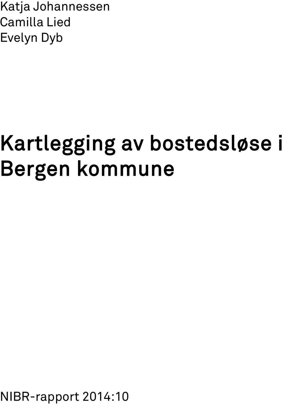 Dyb Kartlegging av