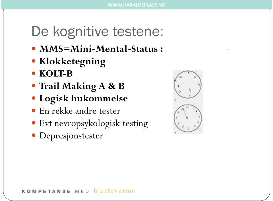 KOLT-B Trail Making A & B Logisk hukommelse