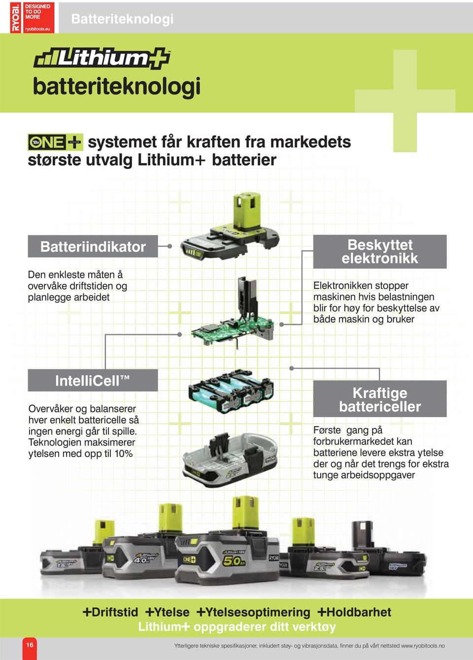 balanserer hver enkelt battericelle så ingen energi går til spille.