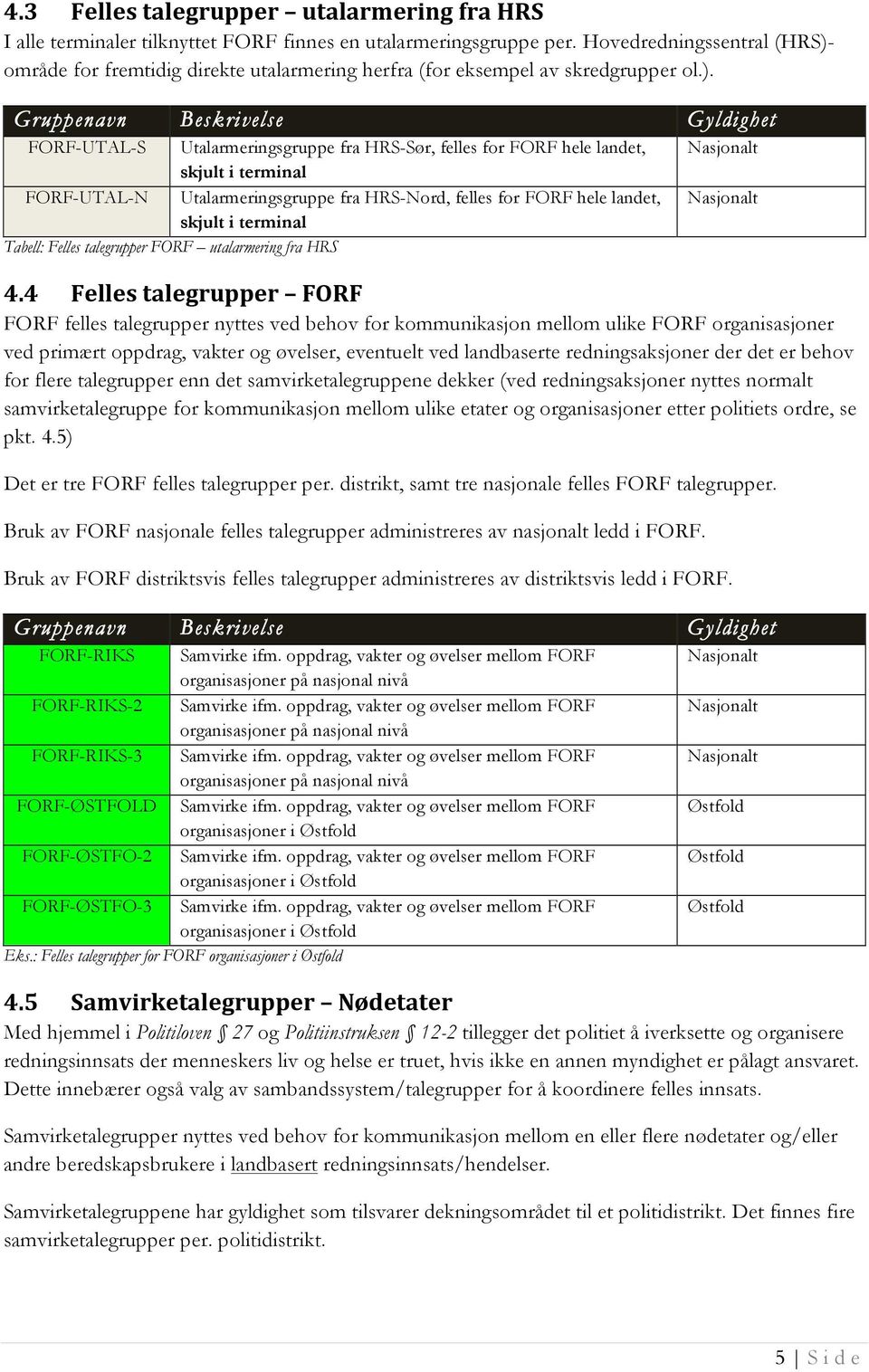 område for fremtidig direkte utalarmering herfra (for eksempel av skredgrupper ol.).