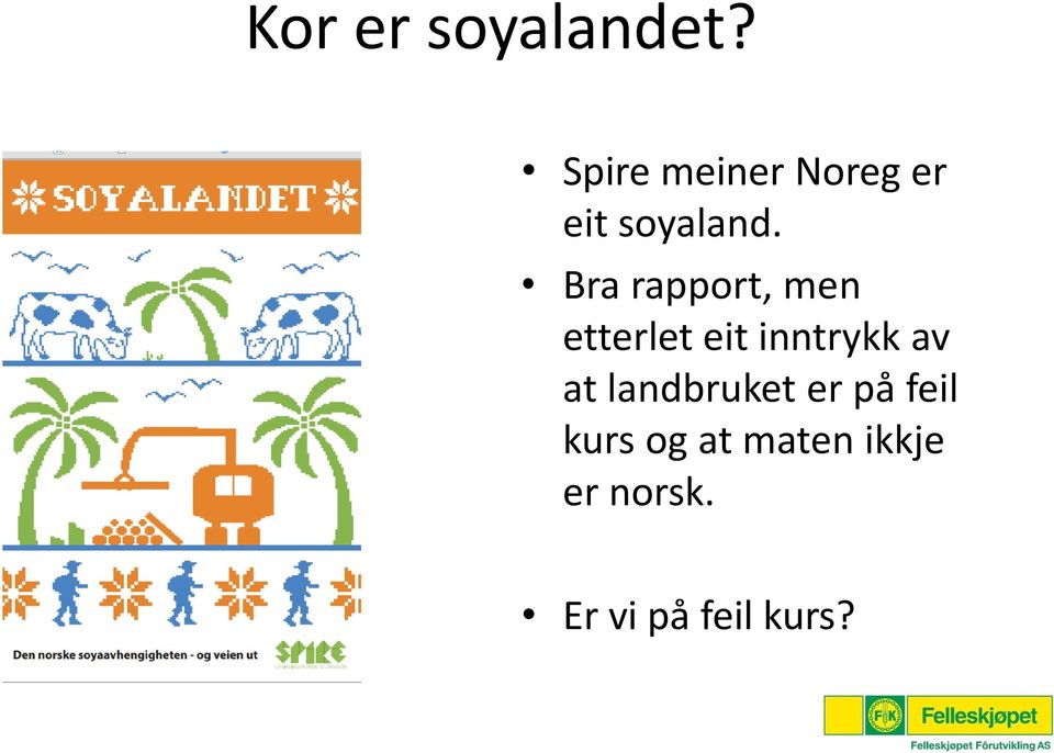 Bra rapport, men etterlet eit inntrykk av