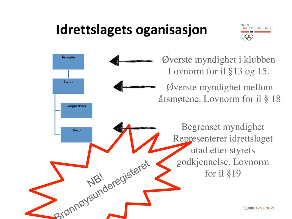 Øverste myndighet mellom årsmøtene.