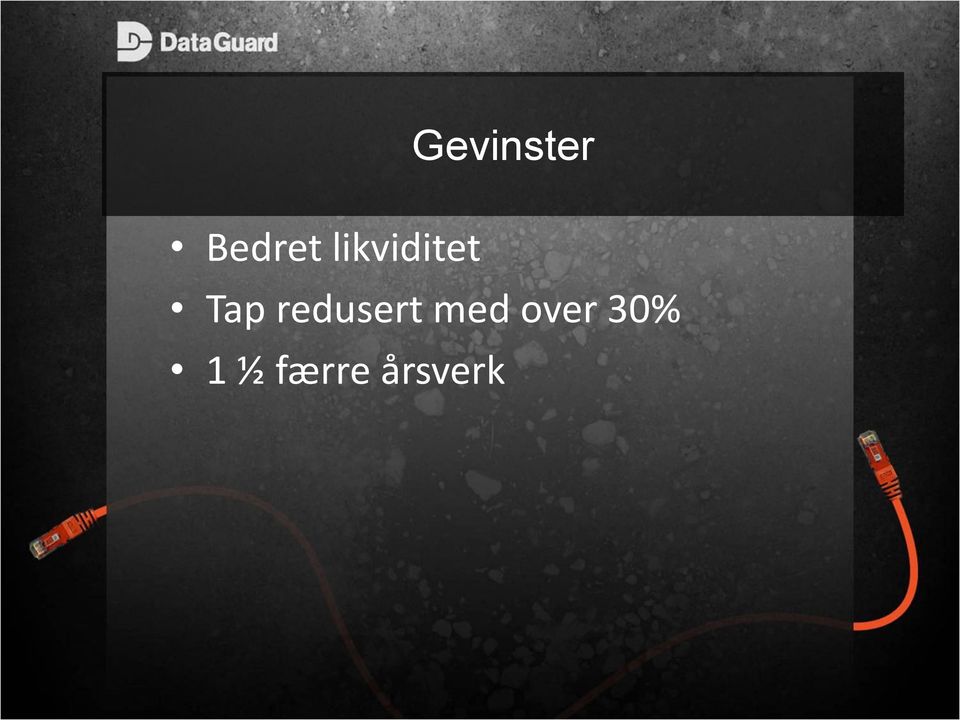 redusert med over