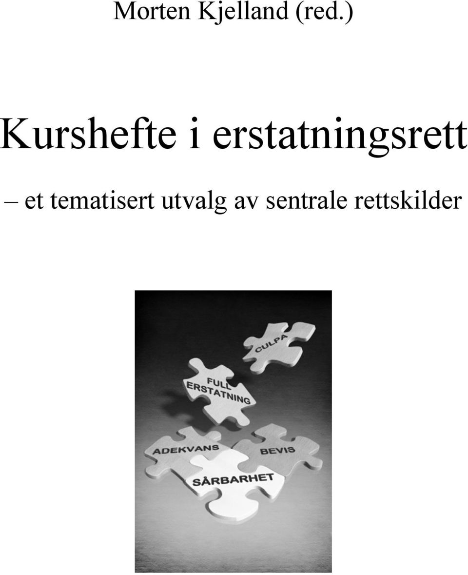 erstatningsrett et