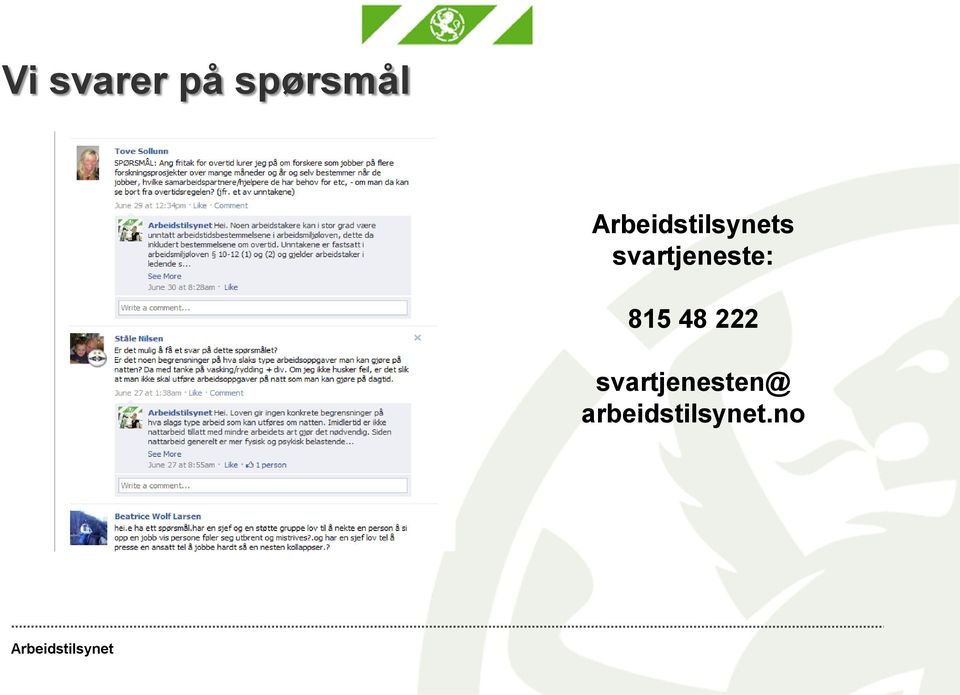 svartjeneste: 815 48 222