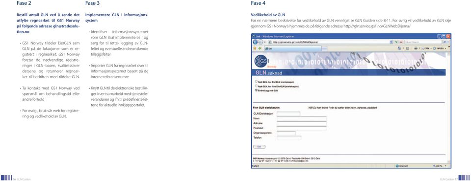 GS1 Norway foretar de nødvendige registreringer i GLN basen, kvalitetssikrer dataene og returnerer regnearket til bedriften med tildelte GLN.