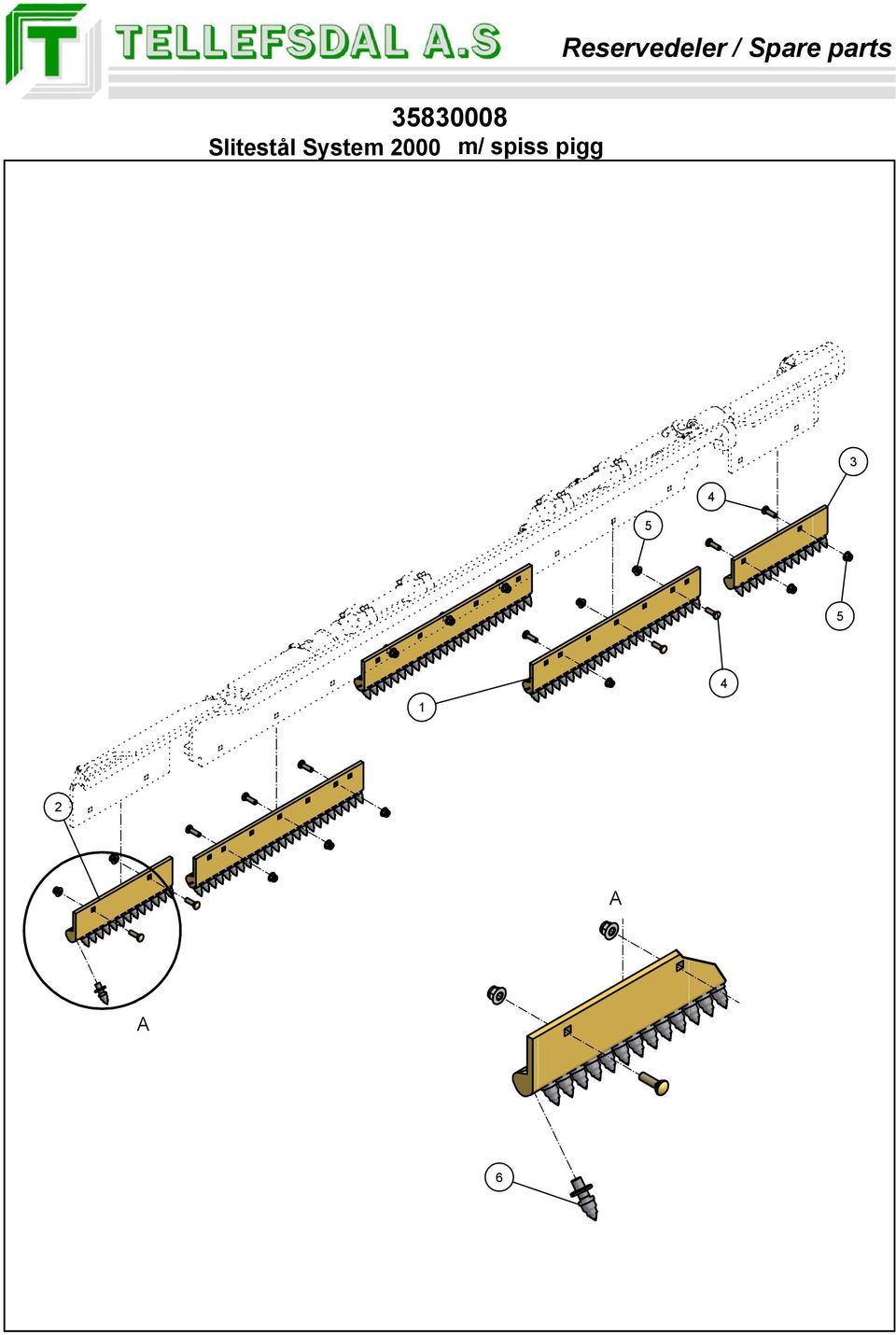 Slitestål System