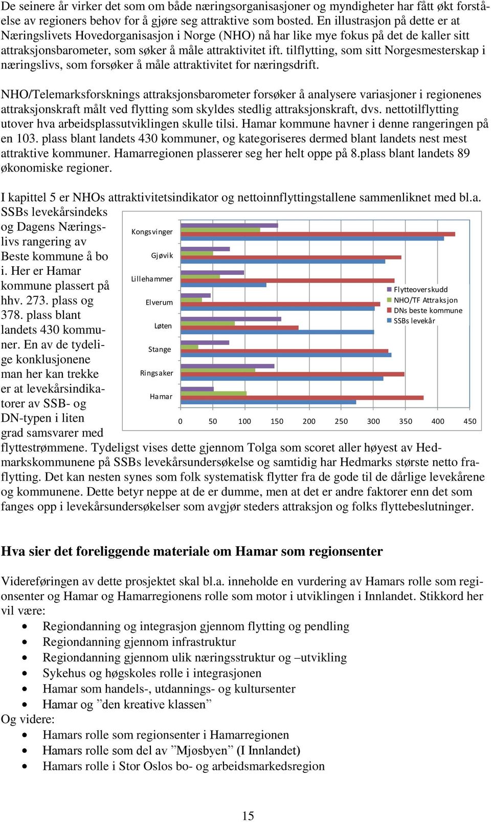 tilflytting, som sitt Norgesmesterskap i næringslivs, som forsøker å måle attraktivitet for næringsdrift.