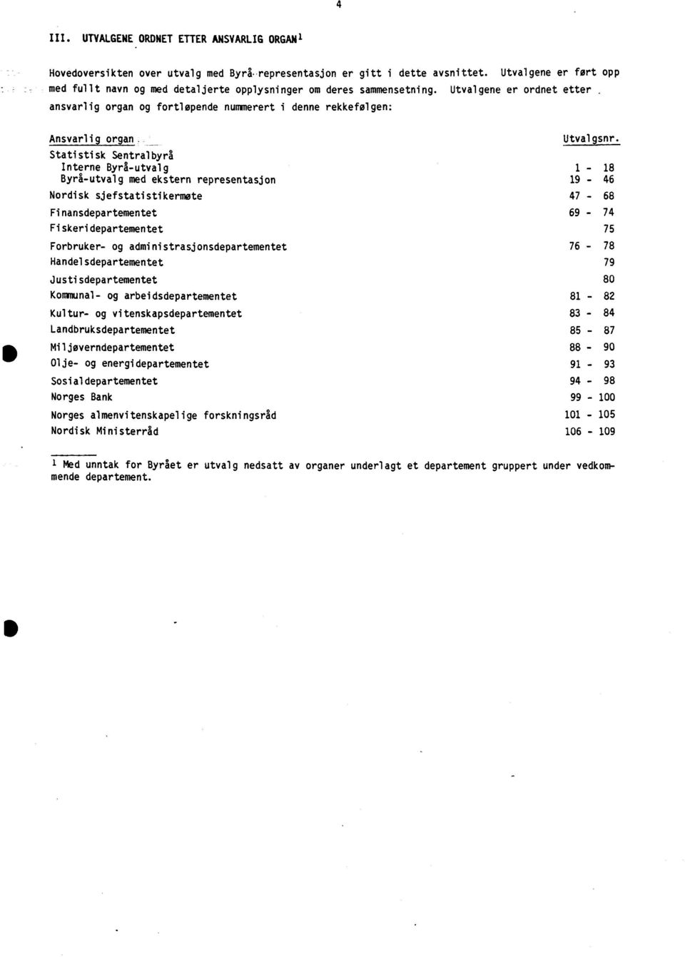 ansvarlig organ og fortløpende nummerert i denne rekkefølgen: II/ Ansvarlig organutvalgsnr.