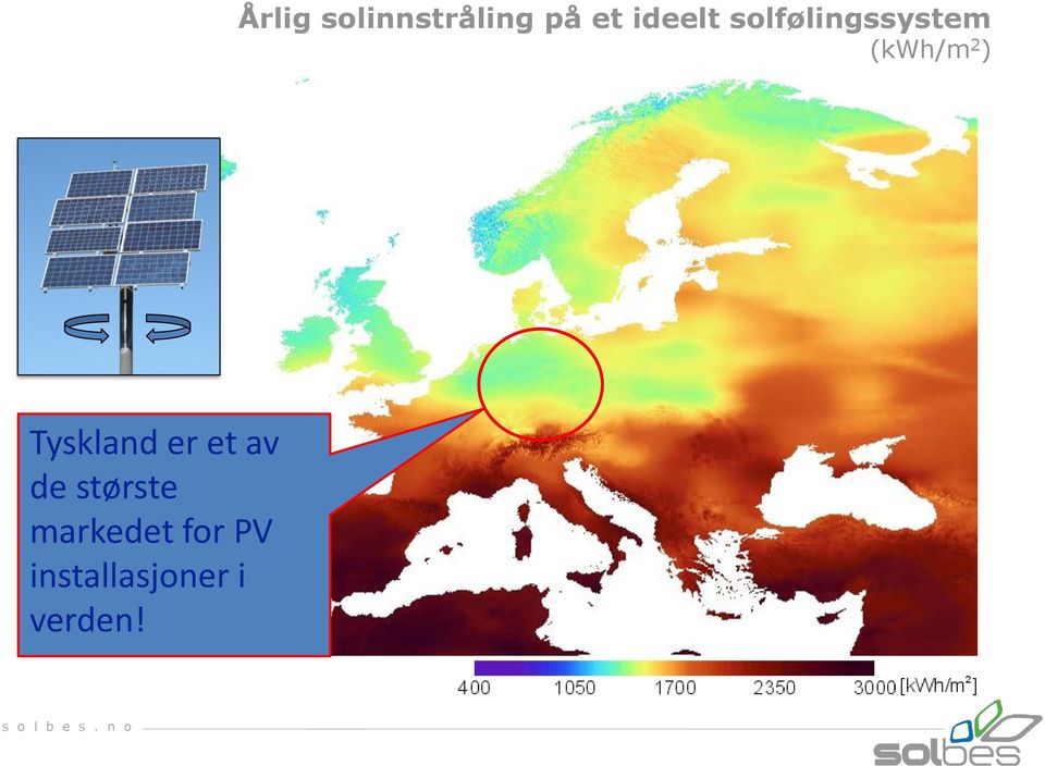 er et av de største markedet for PV