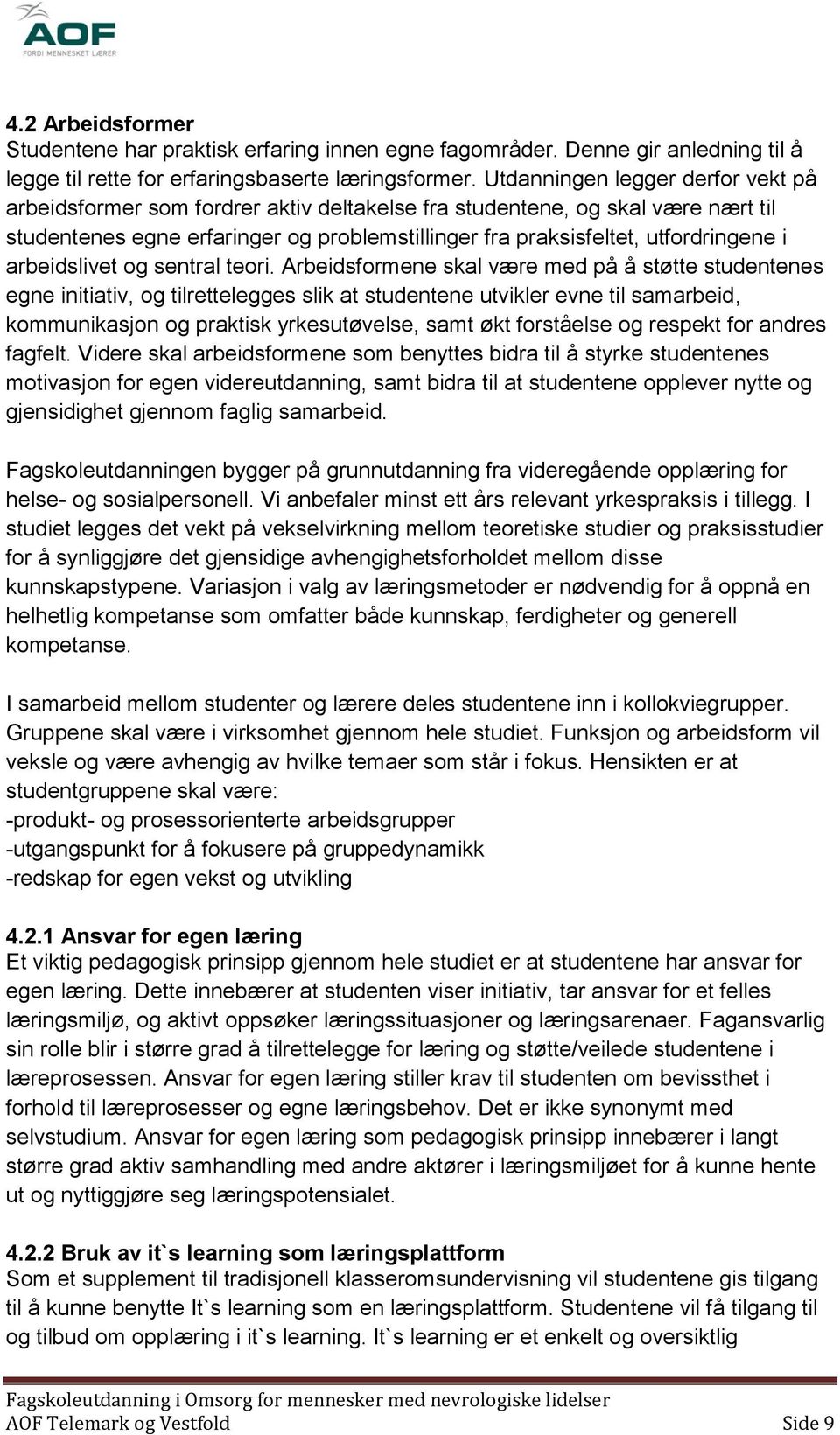 arbeidslivet og sentral teori.