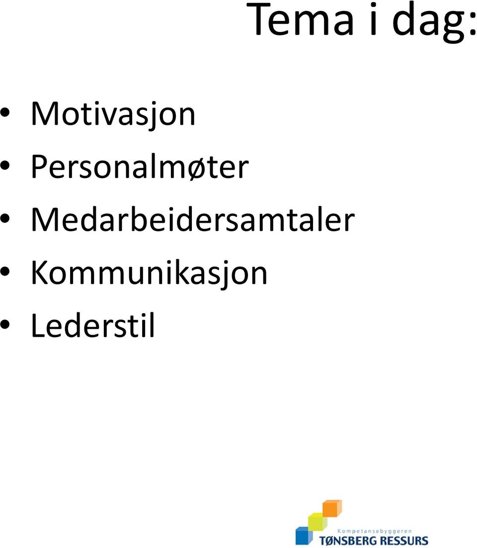 Personalmøter