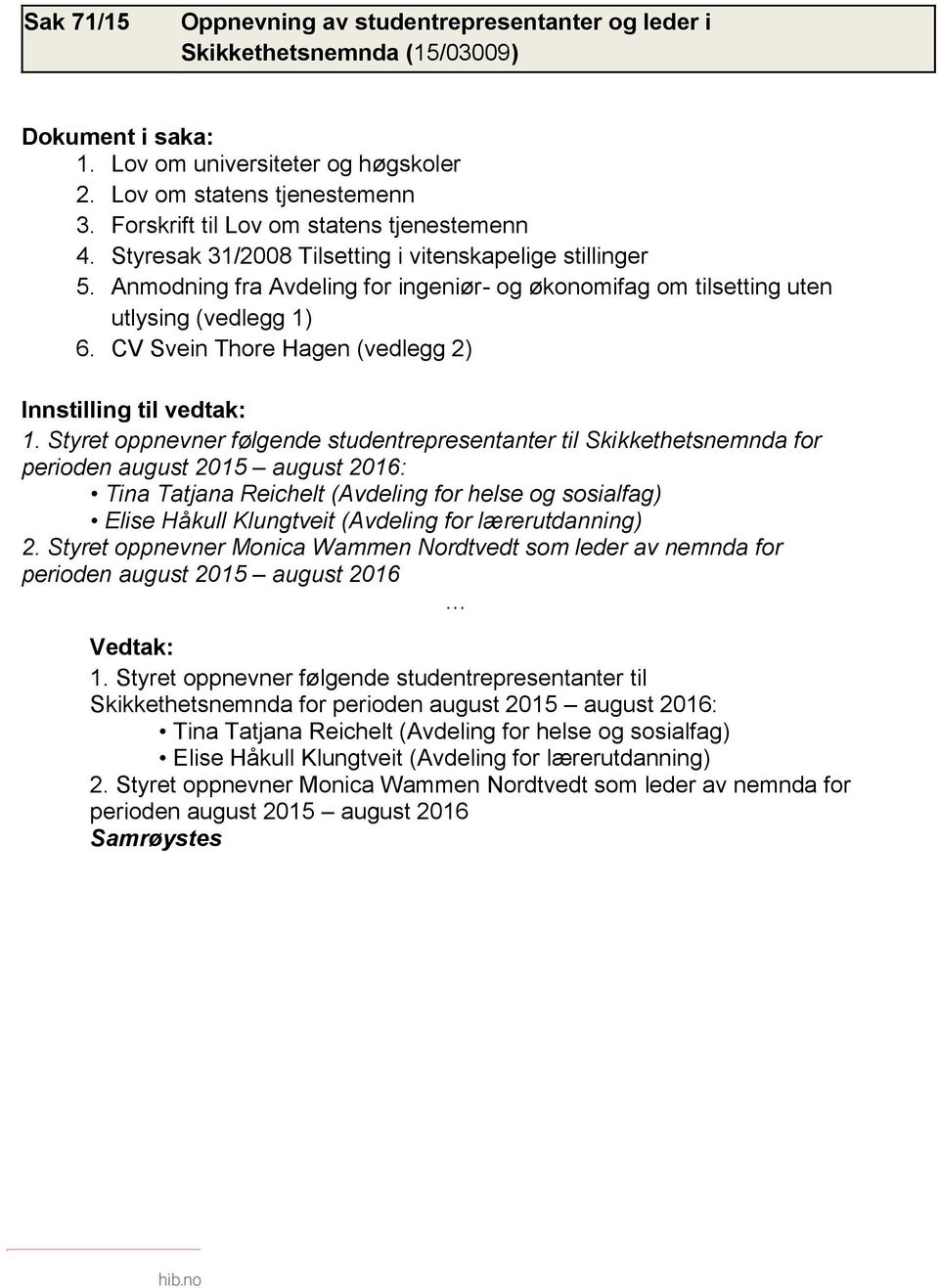 CV Svein Thore Hagen (vedlegg 2) 1.