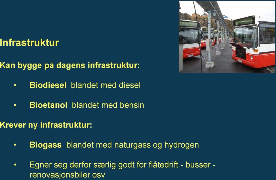 infrastruktur: Biogass blandet med naturgass og hydrogen Egner