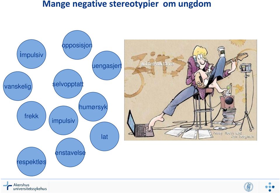 opposisjon selvopptatt uengasjert