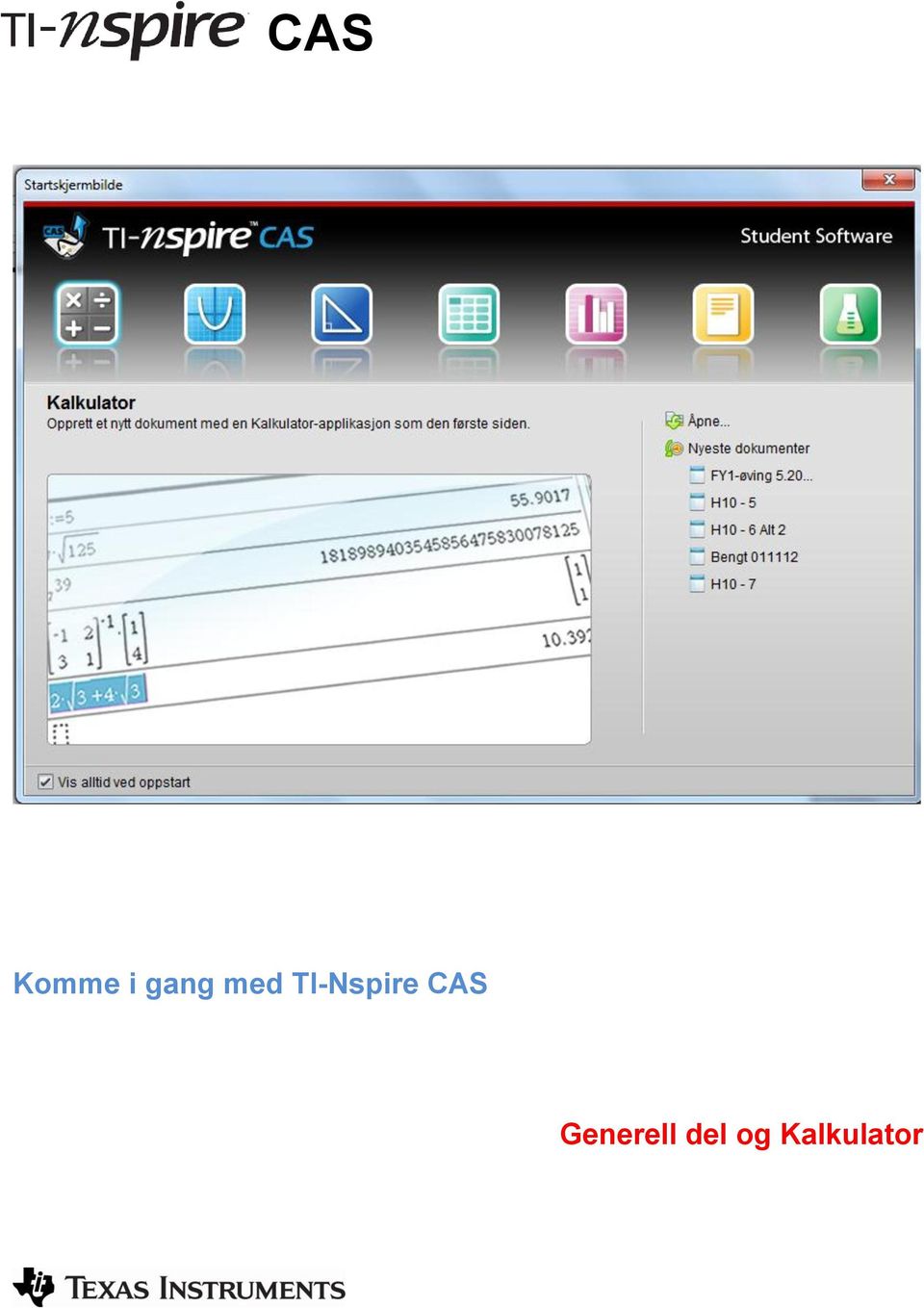 TI-Nspire CAS