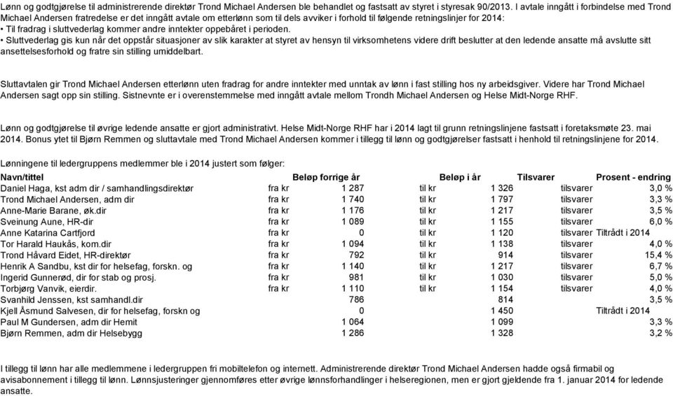 sluttvederlag kommer andre inntekter oppebåret i perioden.