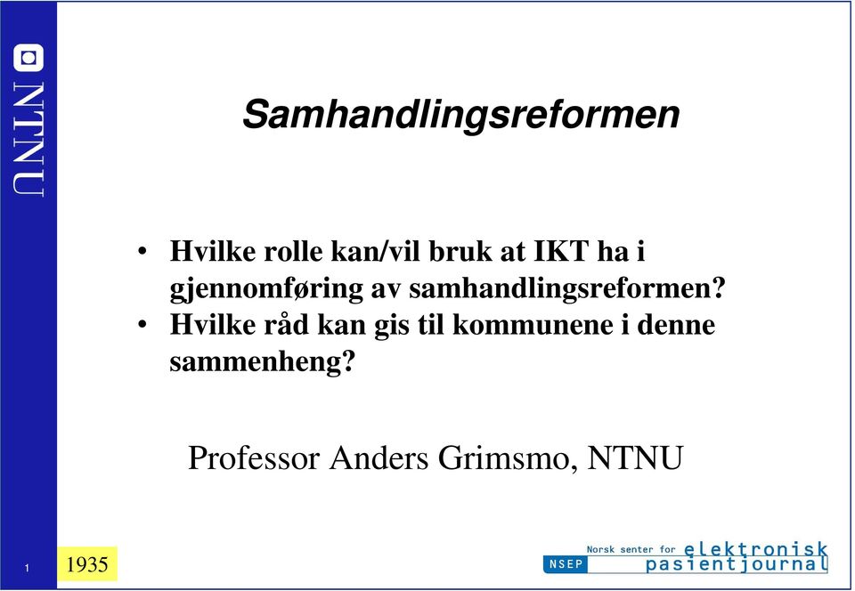 samhandlingsreformen?