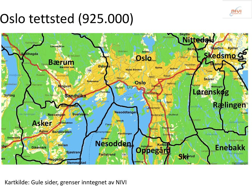 Lørenskog Rælingen Nesodden Oppegård